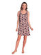 Luna Winter Damen Nachthemd Brown