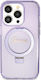 Guess Plastic Back Cover Purple (iPhone XR)