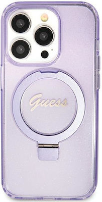 Guess Plastic Back Cover Purple (iPhone XR)