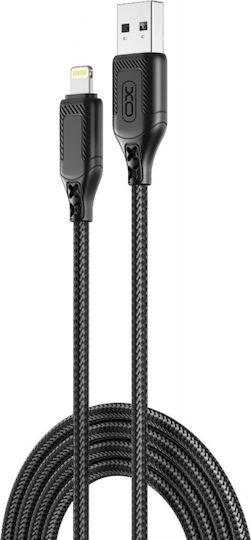 XO NB235 USB-A zu Lightning Kabel 12W Schwarzes 1m XO-NB235LBK