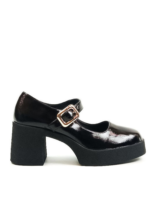 Black Heels with Strap