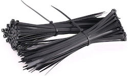 EL-Tech Kunststoff Kabelbinder 160mmx4,8mm in Schwarz Farbe (1 Stück) 133-291604051