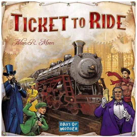 Board Game Τicket To Ride Αμερική (Ελληνική Έκδοση) for 2-5 Players 8+ Years Old Kaissa
