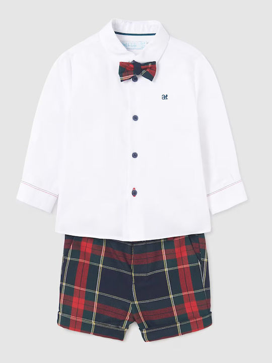 Kids' Set with Pants Winter 2pcs Plaid