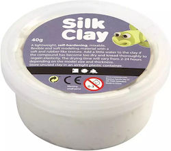 Creativ Company Silk Πηλός Μοντελοποίησης Λευκός 40gr Creativ Company Silk Πηλός Μοντελοποίησης Λευκός 40gr