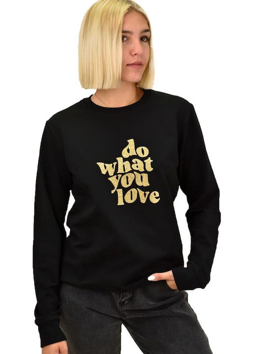 First Woman Women's Sweatshirt BLACK