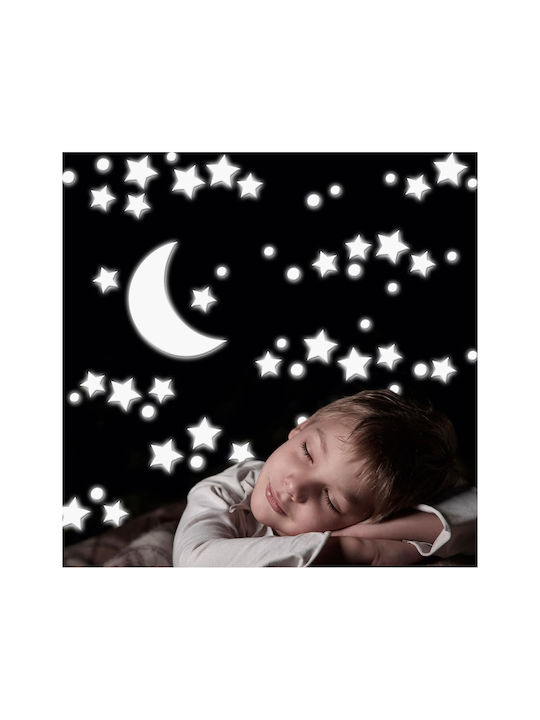 Ango Autocolant Decorativ pentru Copii Perete Fluorescent Spumă 200x45buc