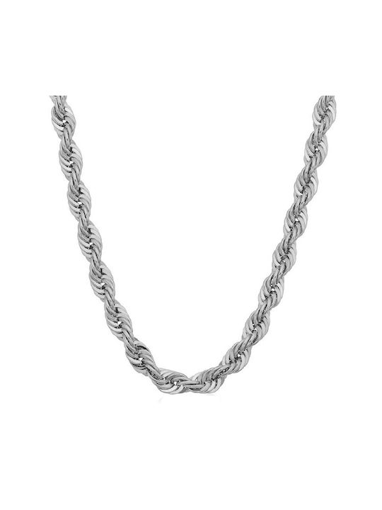 Theodora's Jewellery Chain Neck Spiral made of Steel Gold-Plated Thin Thickness 3mm