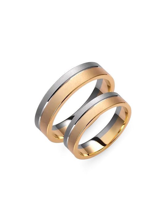 Paraxenies Wedding Ring Bicolour