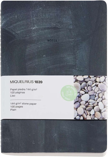 Miquelrius Notebook 50 Sheets A5 with Blank Pages White