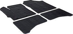 Auto Gs Set of Front and Rear Mats 4pcs for Toyota Yaris Black