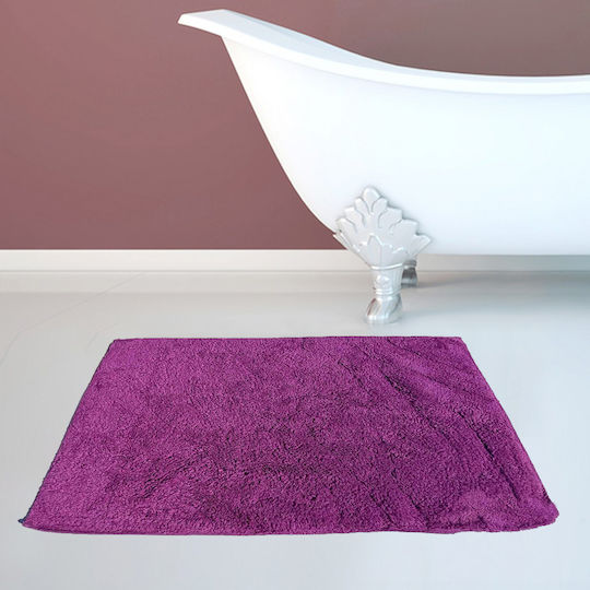 San Lorentzo Badematte Baumwolle Rechteckig Ve-9048 1528D Lila 50x80cm