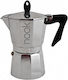 Atmosphera Atmosphera Stovetop Espresso Pot 2 Cups Silver