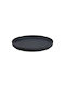 Fine Plate Shallow made of Porcelain Black with Diameter 28cm