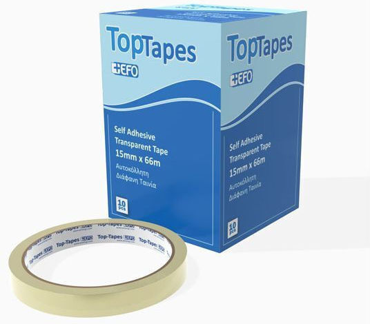 +Efo Tape 15mm x 66m 1pcs Transparent