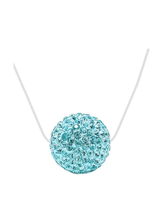 Theodora's Jewellery Light Blue Necklace JT-K08010-Light Blue Light Blue