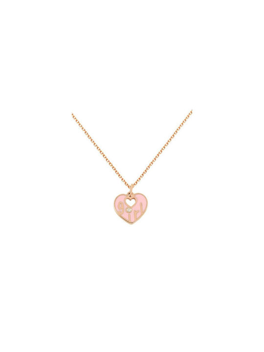 Ekan Necklace from Rose Gold 14K