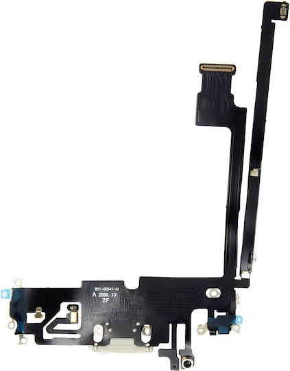 Cablu flexibil cu Port de încărcare în culoarea Gri pentru iPhone 12 Pro Max.
