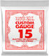 Ernie Ball Single Steel String 15" 015 Loop End