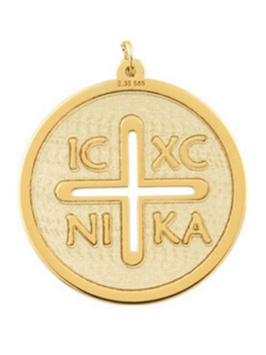 Ekan Anhänger Kinder Amulett Konstantinato aus Gold 14K SKR0110