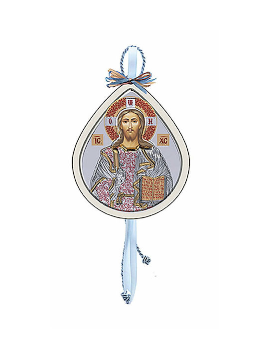 Slevori Heilige Ikone Kinder Amulett mit Jesus Christus aus Silber VP00110TW1HG-B-A
