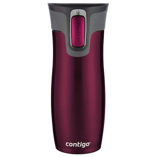 Contigo West Ποτήρι Θερμός Ανοξείδωτο BPA Free 470ml Rasberry