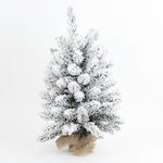 Inart Weihnachtsdekoration Schneebedeckt Baum 60cm 2-85-566-0071