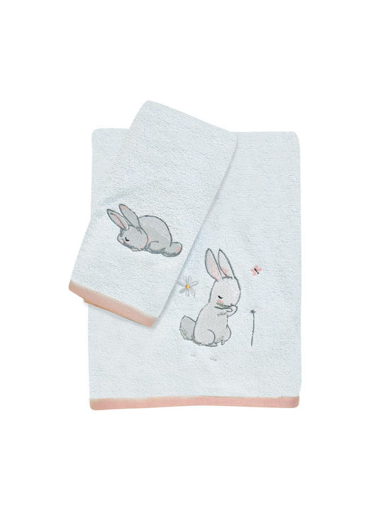 Das Home Set of baby towels 2pcs Mint Weight 420gr/m²