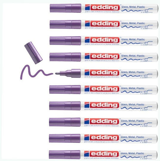 Edding 751 Μαρκαδόρος Διαφανειών Μωβ
