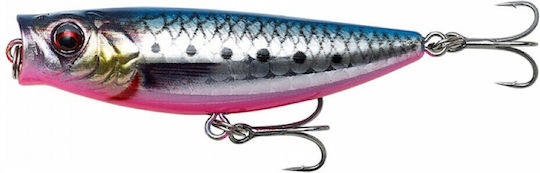 Savage Gear 3D Minnow Pop Walker Τεχνητό Δόλωμα Popper 6.6εκ. Pink Belly Sardine PHP