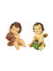 Royal Art Collection Set Dekorative Figuren aus Polyresin 15cm 2Stück