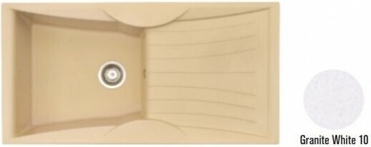 Crown Economic R 61 Ένθετος από Συνθετικό Γρανίτη Μ99.5xΠ51cm
