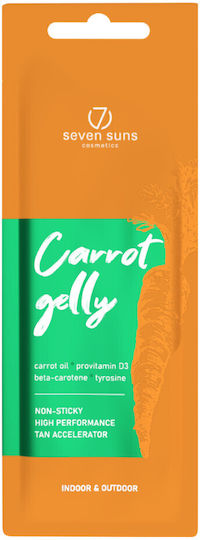 7Suns Cosmetics Carrot Gelly Solarium Gel Σώματος 15ml