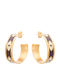 LifeLikes Earrings Hoops Gold Plated