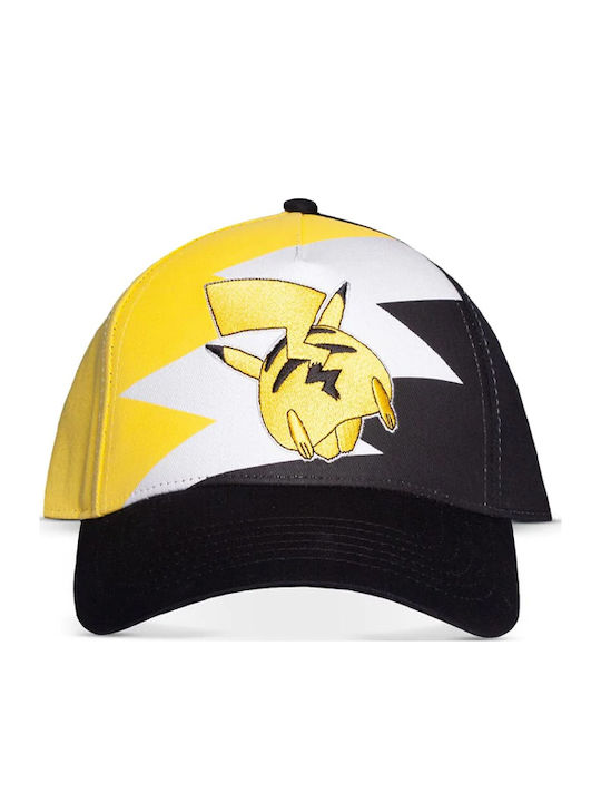 Difuzed Palarie Copii Jockey Tesatura Pokemon Pikachu Run Galbena