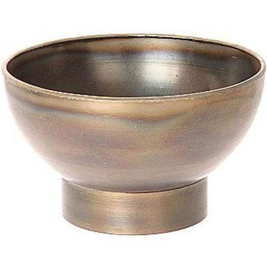 Atmosphera Dekorative Schüssel Metall Braun 25x14.5cm 1Stück