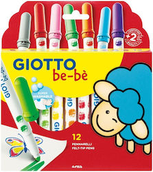 Giotto Be-be 5mm Set 12 Farben Giotto Be-be 5mm Set 12 Farben