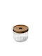 Espiel Vase General Use with Lid Glass Transparent 350ml
