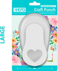 +Efo Punch with Heart Design