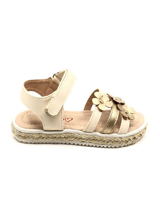 Queen Accessories Kinder Sandalen Beige