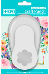+Efo Punch with Flower Design