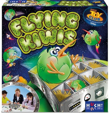 Board Game Flying Kiwis for 2-4 Players 5+ Years Old (GER) Huch