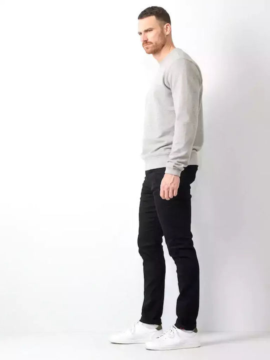 Men's Jeans Pants Elastic Black