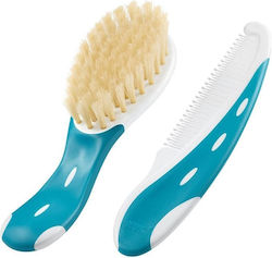 Nuk Baby Brush & Comb Blue 2pcs