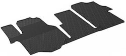 Auto Gs Bed Mats 3pcs for Volkswagen Crafter Nissan Cargo MAN TGE Black