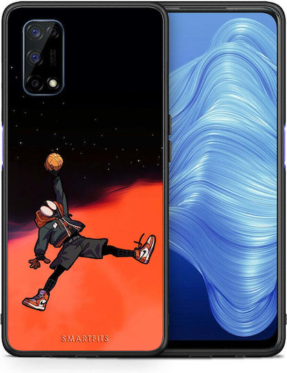 Smartfits Basketball Hero Back Cover Orange (Realme 7 5G)