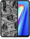 Smartfits Money Dollars Back Cover Gray (Realme 7)