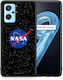 Smartfits Popart Nasa Back Cover Black (Oppo A96)
