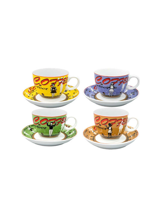 Art et Lumiere Cup Cappuccino Porcelain Brown 260ml