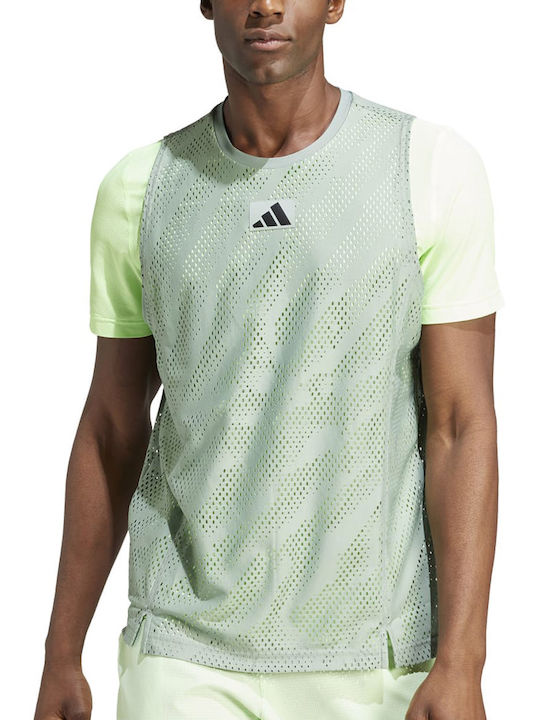 adidas Tennis IL7381 Ανδρική Μπλούζα Γκρι